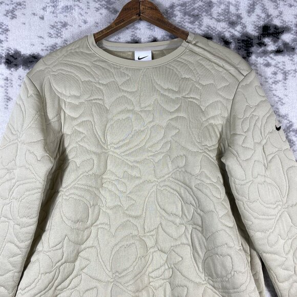 Nike Damen Golf Dri Fit Pullover Womens Size Small Light‎ Beige Performance - Picture 3 of 14